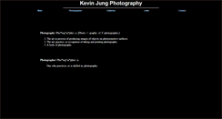 Desktop Screenshot of kevinjungphotography.com